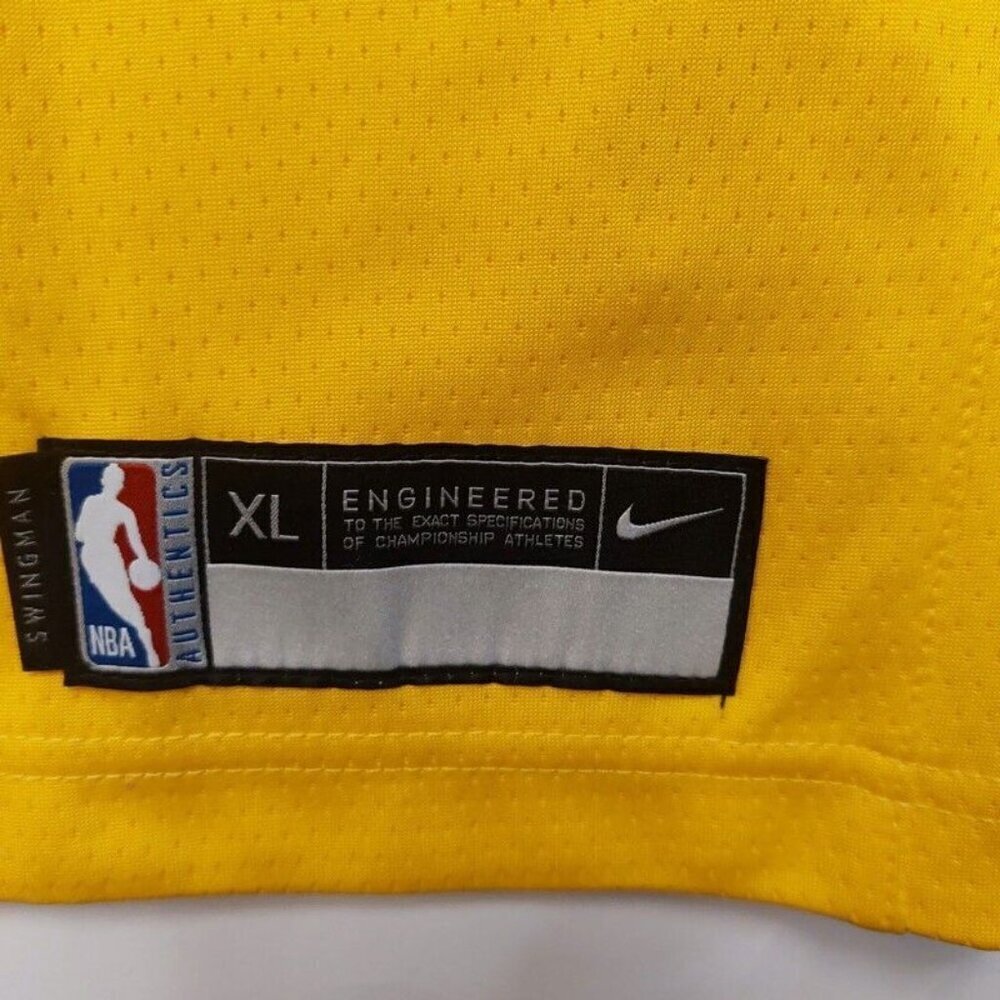 Nike Los Angeles Lakers Swingman Jersey Boys XL 18/20 Anthony Davis #3 Gold - Picture 5 of 8